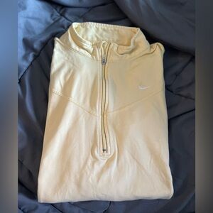 Women's Light Yellow Nike Performance Jacket